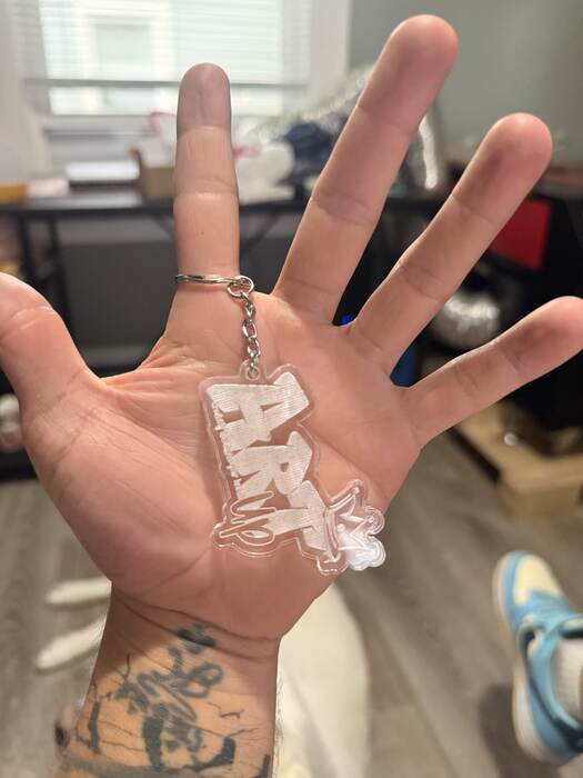 ArtUp acrylic keychain